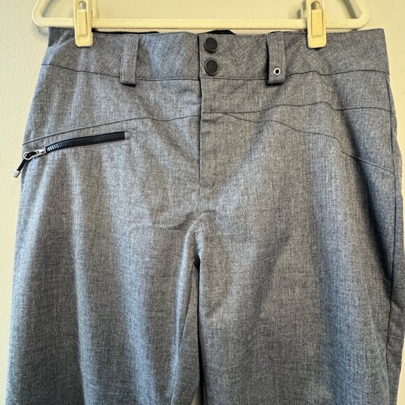 OBERMEYER Malta Insulated Ski Pants Womens 10 Long Gray Snowboarding Pant EUC - Picture 3 of 15
